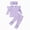 R599-Light Purple, variant on NOLDARES Toddler Baby Girl Fall Clothes Long Sleeve Shirt Tops and Bell Bottoms Pants 2 Piece Outfits for Girls(Pink,18-24 M)