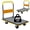 Yellow, variant on NIGSQJB 660lbs Capacity Push Hand Cart Wagon Cart, Heavy-Duty Foldable Platform Hand Truck with 360° Swivel Wheels, Space Saving, Easy Storage, Grocery Cart for Warehouse, Camping, Garden, Yellow