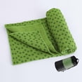 thumbnail image 6 of 24.8 x 72in Yoga Mat with Towel and Storage Bag, Sweat Absorption and Stain Prevention for Daily Indoor and Outdoor Sports(Green), 6 of 6