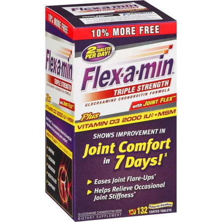 Flex-A-Min Tripple Strength with Joint Flex, 132ct