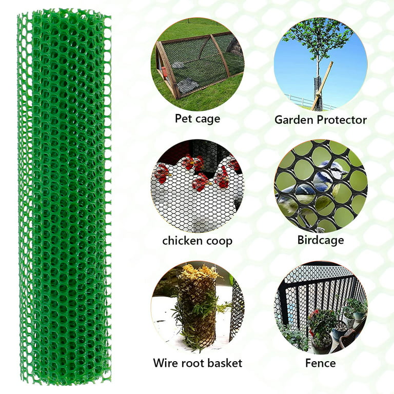 Generic Reusable Plastic Chicken Wire Fence Mesh Lightweight