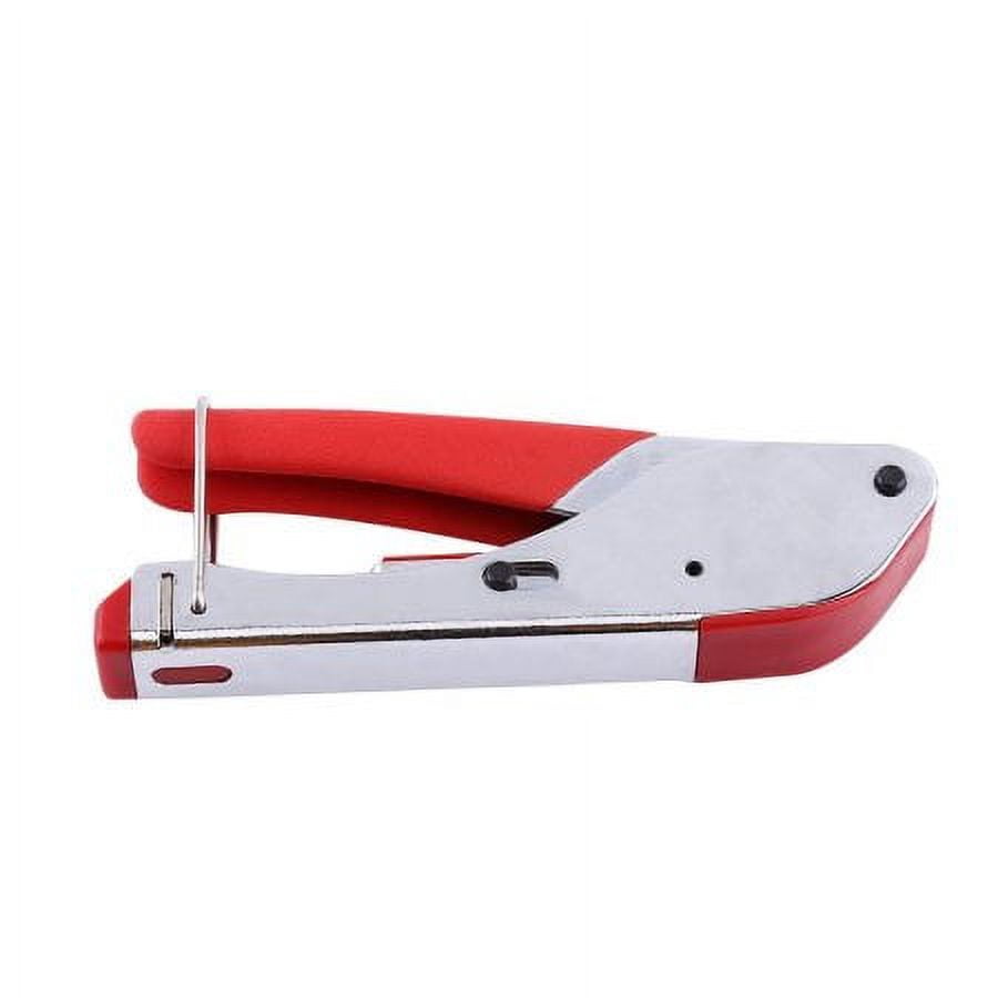 RG6 Coax Cable Crimper Coaxial Compression Tool Set Kit Wire Stripper With F RG59 Include Connectors, Tools, Rotary Stripper