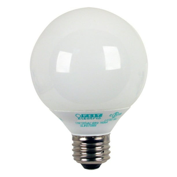 Feit Electric 11W CFL Globe Light Bulb