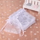 thumbnail image 4 of 50/100 bolsas de regalo de organza blanca y roja con forma de copo de nieve, 7 x 9/9 x 12/10 x 15/13 x 18 cm, para bodas, fiestas de Navidad, dulces, joyas, 4 of 5