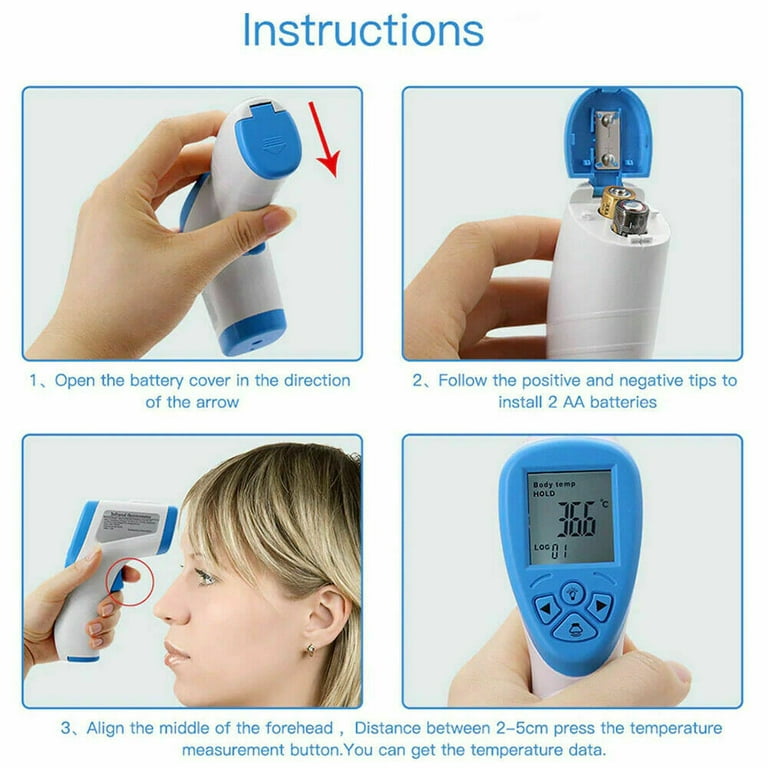 Non Contact Forehead Thermometer, FDA Cleared, 1 Second Results, Digital  Body Laser Gun to Measure Temperature, Feature Extensive, Instant Results,  Auto Power Off 
