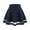 Navy, variant on Aayomet Mini Skirt Women's Basic Suede High Waist A-line Mini Pencil Bodycon Skirt,Black L
