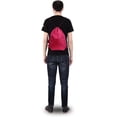 thumbnail image 4 of Cinch Bags Drawstring Backpack Not See-through Pull String Bag-Football Pattern, 4 of 6