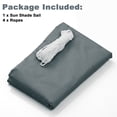 thumbnail image 2 of Sun Shade Sail for Patio, Yamaziot 6.6'x10' Rectangle Canopy, Waterproof UV Block Cover Sunshade for Outdoor Backyard Lawn Garden Pool, Grey, 2 of 7
