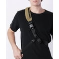 thumbnail image 4 of ZIMEGO Tactical Fanny Pack and Crossbody Bag - Utility Sling Bag for Travel and Outdoor, Olive Green, 4 of 8