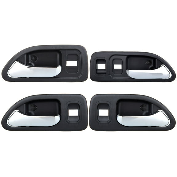 ECCPP Door Handles Chrome Interior Inside Inner Front Rear Driver Passenger Side for 1994 1995 1996 1997 for Honda for Accord(4pcs)