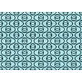 thumbnail image 1 of Ahgly Company Indoor Rectangle Patterned Electric Blue Area Rugs, 6' x 9', 1 of 6