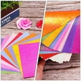 thumbnail image 2 of FOMIYES 100pcs Glitter Paper Assorted Color for Giving, 2 of 6