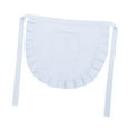 thumbnail image 2 of Delantal de cintura suave para niñas, accesorio para fiesta de Halloween, disfraz de cosplay Blanco, 2 of 9