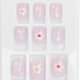 thumbnail image 5 of 24pcs Women False Nails Full Cover Glue On Nails Fake Nail Tip Nail Art Manicure ToolP151, 5 of 5