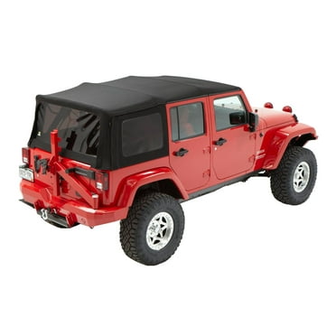 Bestop Supertop NX Black Twill Fits select: 2015-2018 JEEP WRANGLER UNLIMITED, 2012-2014 JEEP WRANGLER