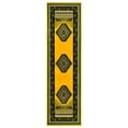 thumbnail image 2 of HR Runner Rug Traditional Floorcover Area Rugs Yellow Gray and Black, 2 of 8