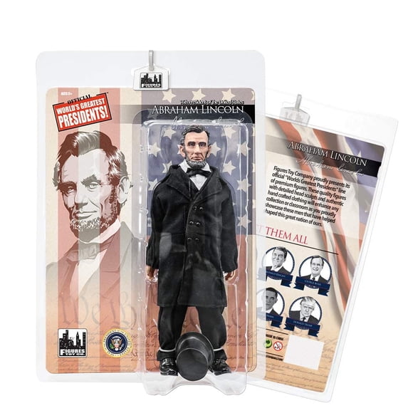 Figuras de acción de Toy Company, presidentes de EE. UU., 20 cm, Abraham Lincoln