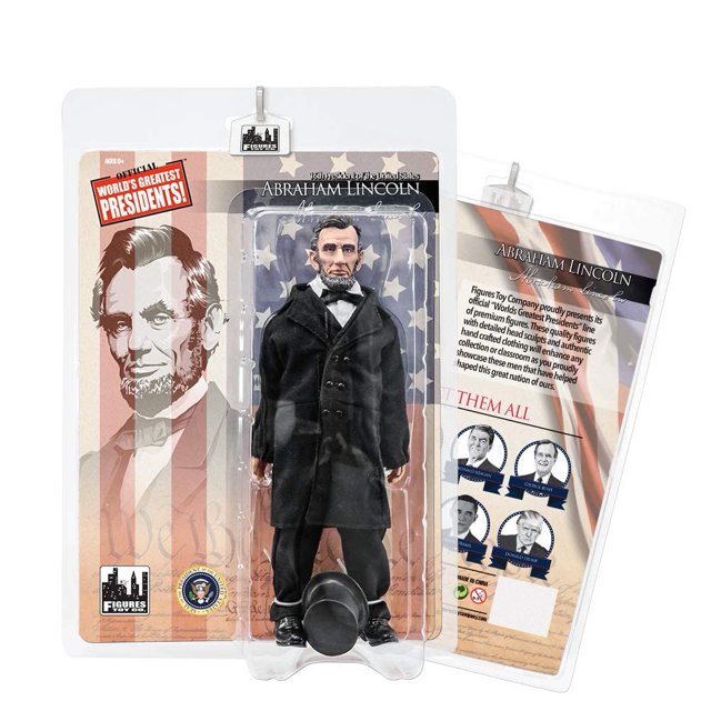 Figuras de acción de Toy Company, presidentes de EE. UU., 20 cm, Abraham Lincoln
