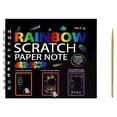 thumbnail image 2 of Clearance Sale under $5 Rainbow For Kids Rainbow Scratch Paper Crafts Note For Age 310 Arts And Crafts For Kids Art Set For 612 Christmas Birthday For Boys Girls Age 510, 2 of 9