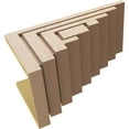 thumbnail image 6 of 11"W x 22"D x 11"H Wide Landon Rough Cedar Woodgrain TimberThane Corbel, Primed Tan, 6 of 6