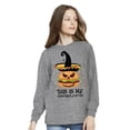 thumbnail image 3 of Awkward Styles Halloween Youth Sweatshirt for Boys Girls Hamburger Crewneck Tee for Kids, 3 of 5