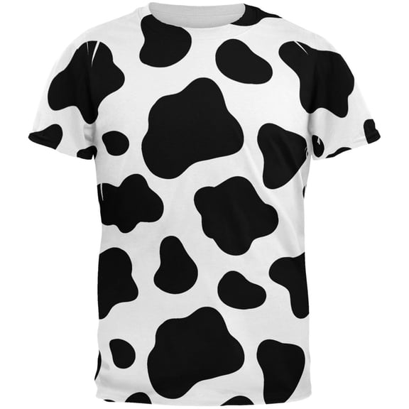 Cow Pattern Costume All Over Adult T-Shirt