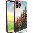 thumbnail image 1 of Compatible with iPhone 13 Pro Max Phone Case, Pine-Trees-1 Case Men Women, Flexible Silicone Shockproof Case for iPhone 13 Pro Max, 1 of 1
