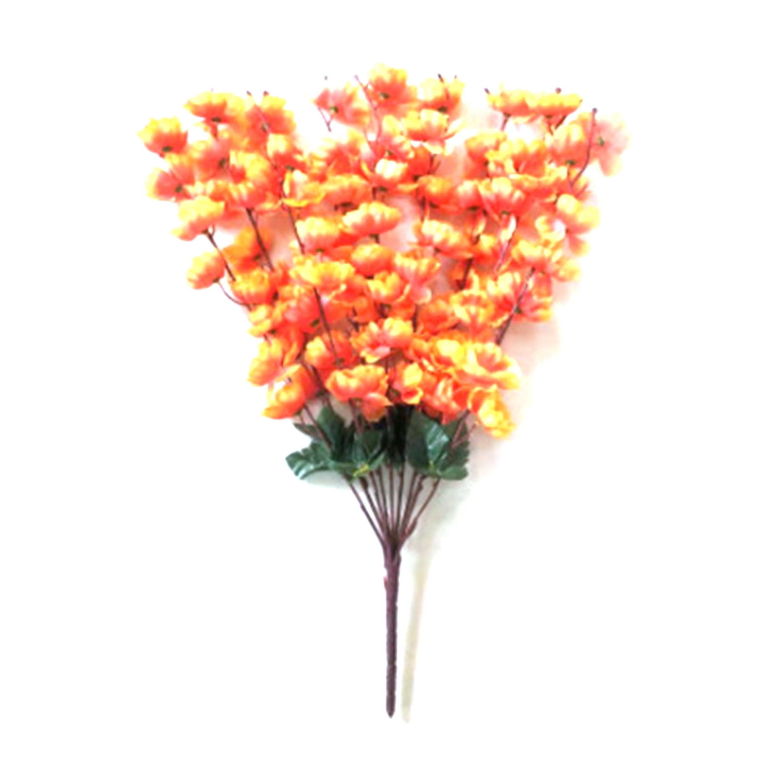 esafio Artificial Flowers Peach Blossom Simulation Peach 9 Branches