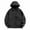 Black, variant on Maplenight Jackets for Men Waterproof Windbreaker Fall Winter Full Zip Drawstring Hooded Coat with Pockets