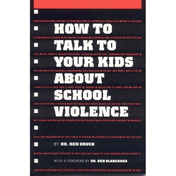 Pre-Owned How to Talk to Your Kids About School Violence, 9780972234207, 0972234209, Paperback, Advance Reader's Copy edition. edition