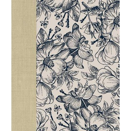 Ceb Wide-Margin Navy Floral Bible : For Journaling and