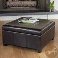 thumbnail image 1 of Elaine Bonded Leather Storage Ottoman, 1 of 4