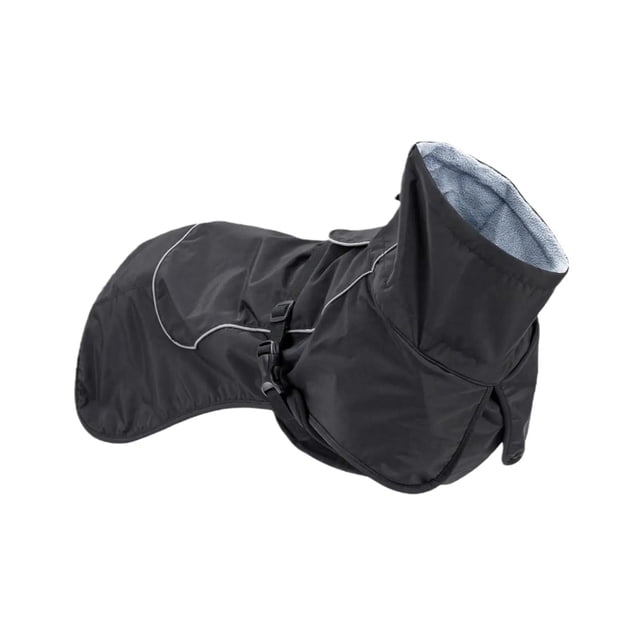 Double Layer Thick Adjustable Reflective High Neck Warm Padded Winter Dog Jacket for Outdoor Cold Weather