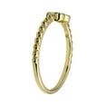 thumbnail image 2 of Clear Pave Set Cubic Zirconia Heart Ring Gold-Tone Plated Sterling Silver Size 6, 2 of 4