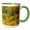 Green/White, variant on 3drose, Usa, Colorado, Rocky Mountains. Autumn Yellow Aspens., 11oz Mug