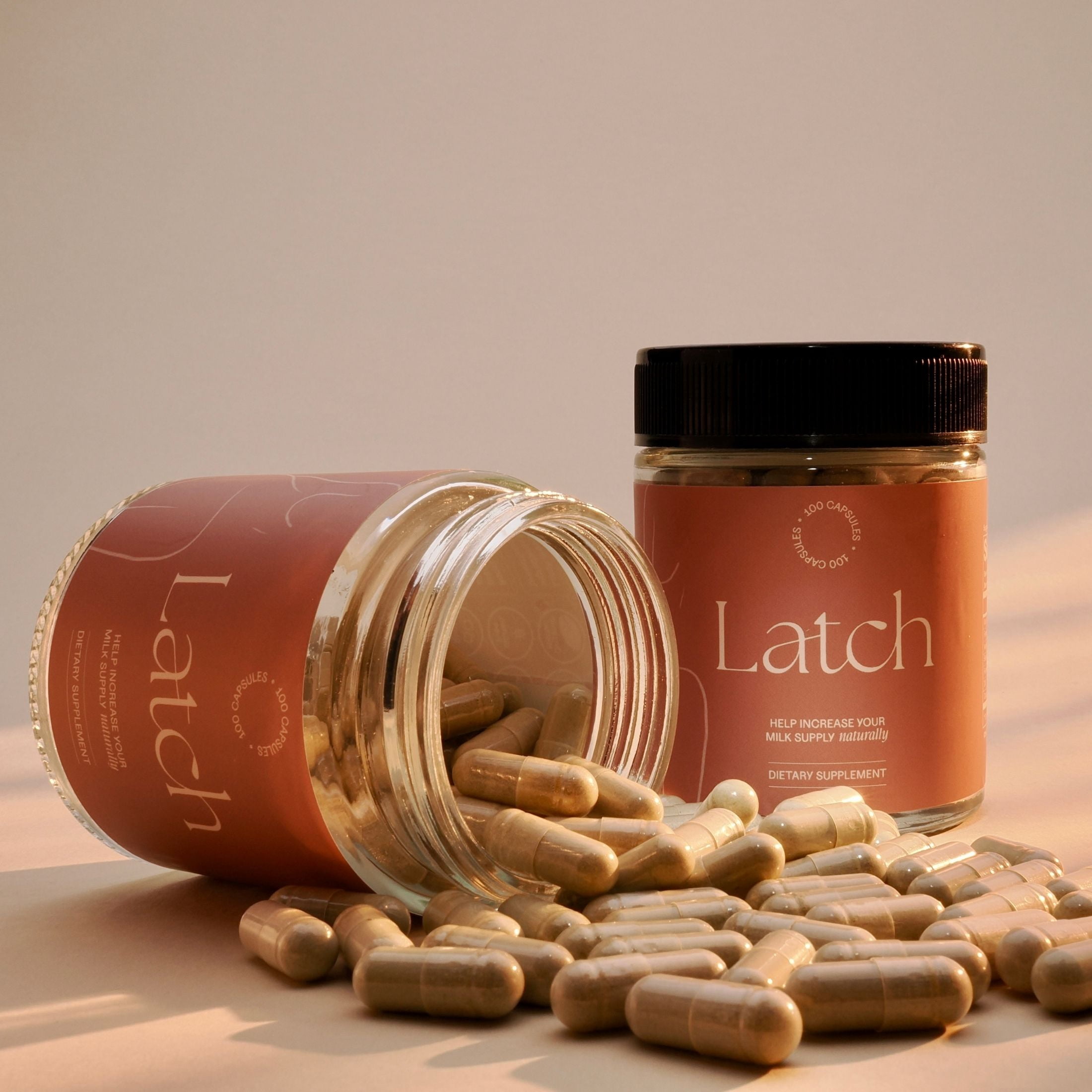 Latch Moms SupplyBoost+ Breastfeeding Supplement, 100 Count