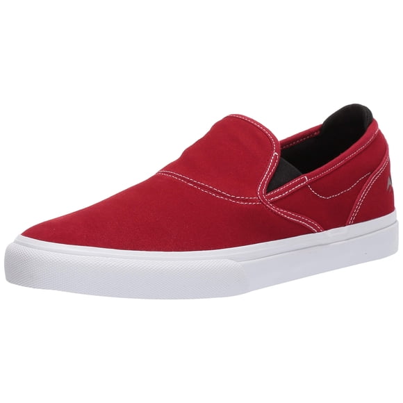 Emerica Chaussure de Skate Slip-ON Wingo G6 pour Hommes, Rouge/blanc/noir, 7 Medium US