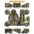 thumbnail image 5 of New View Quiet Hunting Clothes for Men, Camo Hunting Jacket and Pants, Water Resistant and Insulated, 5 of 6