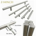thumbnail image 3 of 2~14Inches Stainless Steel Silver T-type Drawer Cabinet Wardrobe Door Pull Handl, 3 of 3