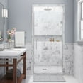 thumbnail image 4 of Aston SDR997EZ-CH-30-10 72 x 29.75-30.25 x 0.375 in. Kinkade Frameless Hinged Shower Door - Chrome, 4 of 7