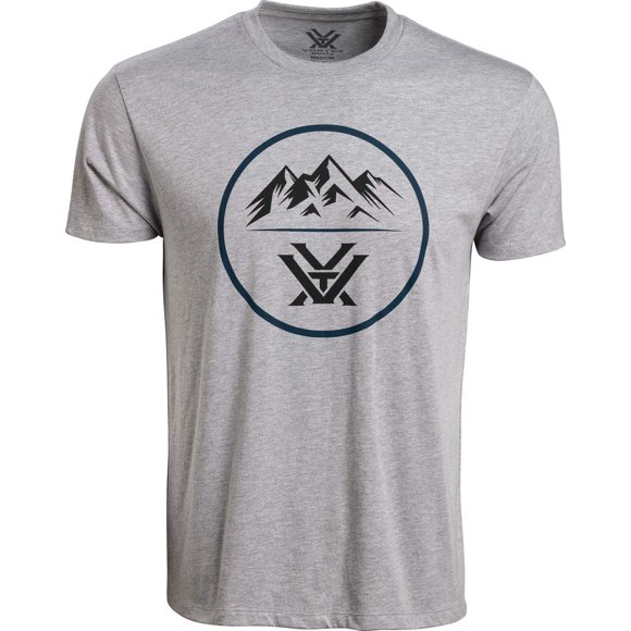 Camiseta Vortex Three Peaks Talle Grande Gris Jaspeado