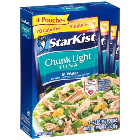 tuna starkist water chunk light pouch oz walmart cakes pack occasion any pouches