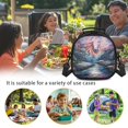 thumbnail image 6 of Uourmeti Kids Insulated Lunch Bag featuring Watercolor Horse River Design - Perfect for School and Outdoor Picnics, 6 of 6