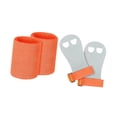 thumbnail image 4 of Guantes de la barra gimnástica guantes pulseras protectoras para niños de baloncesto de fitness Naranja, 4 of 8