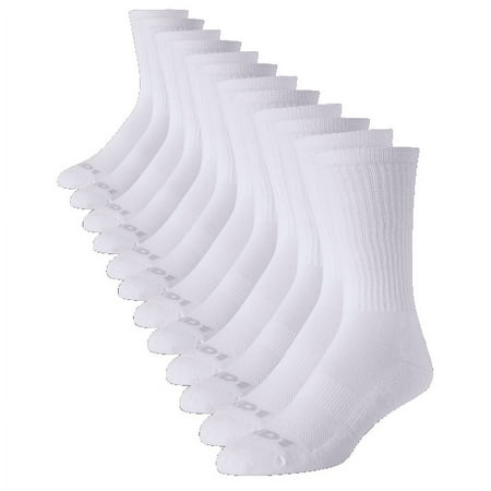 AND1 Men's Cushion Crew Sock, 12 Pack