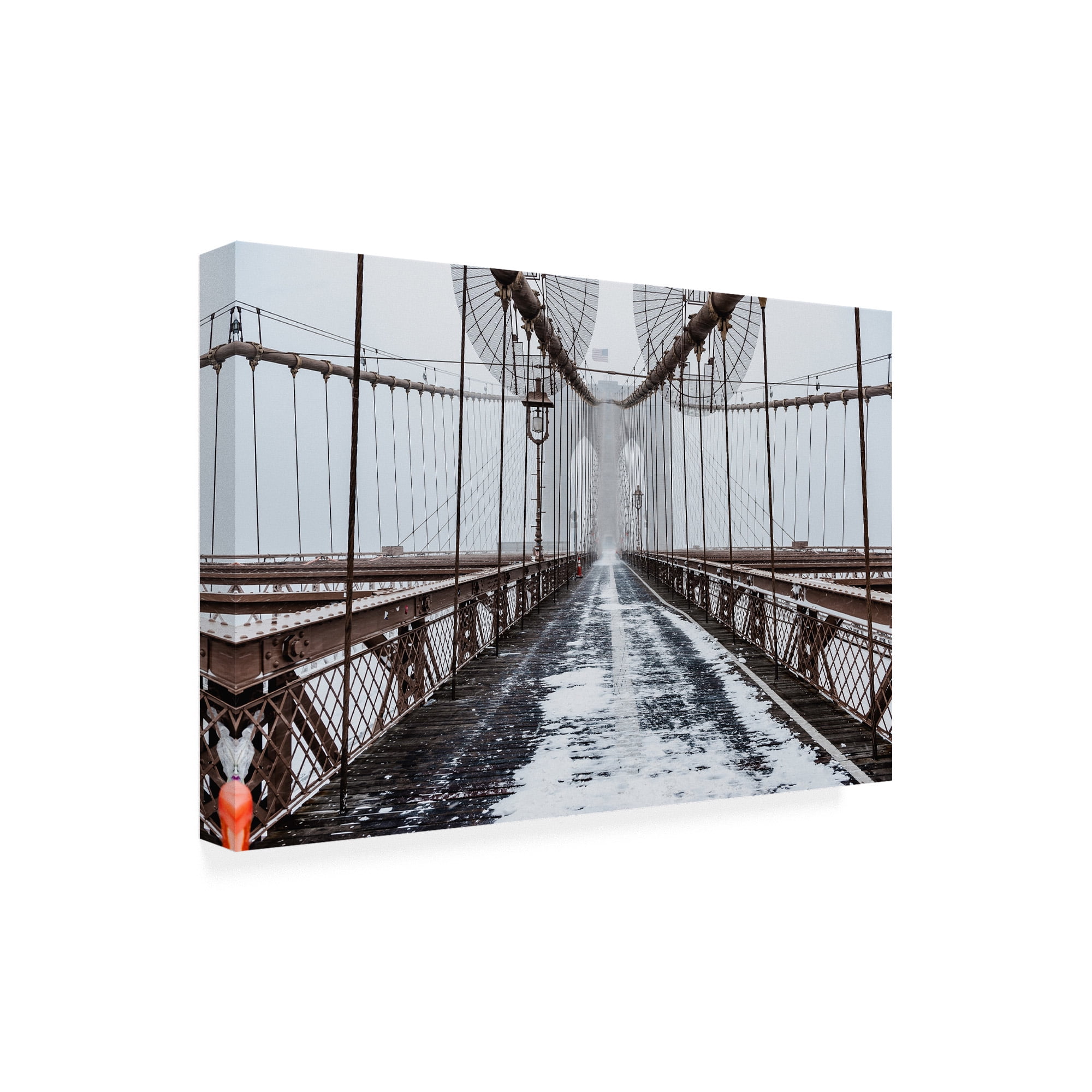 Trademark Fine Art 'The Brooklyn Bridge' Canvas Art by Bruce Gett