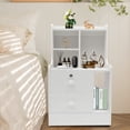 thumbnail image 4 of 2 Drawers Nightstand Modern Bedroom Small Dresser W/ Storage Shelf Bedside Table, 4 of 24