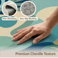 thumbnail image 6 of ODIKA 4'x6' Teal Serenity Waves Abstract Artistic Washable Area Rug Elegant Flowing Shapes with Nature-Inspired Motifs Stain Resistant, Low Pile, Easy Care for Dorm Room, Small Living, 6 of 7