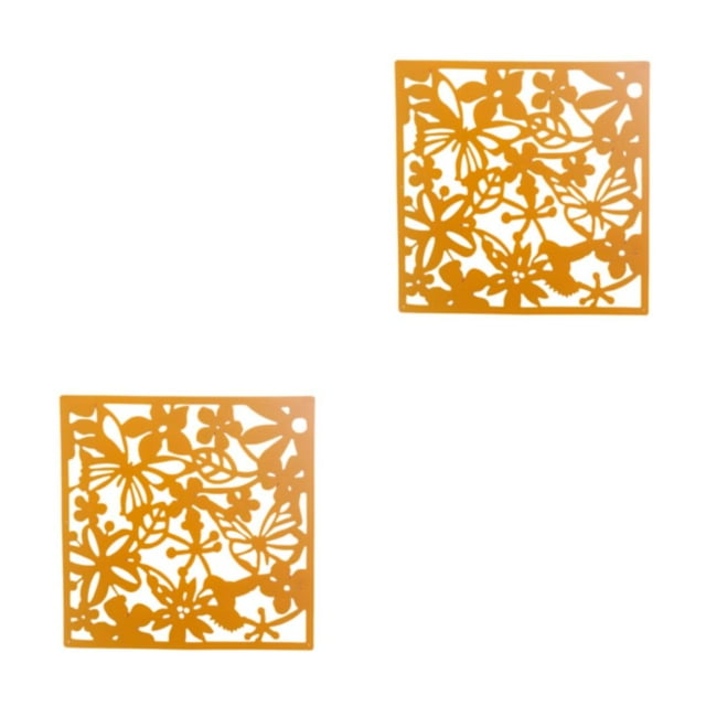Maytalsory 4x Lightweight DIY Room Splitter Panel For On Go Durable Hanging Divider Screens Yellow Butterflies 2Set