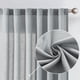 thumbnail image 1 of Cortinas Jinchan, mezcla de lino gris, 244 cm de largo, para sala de estar, 1 of 6
